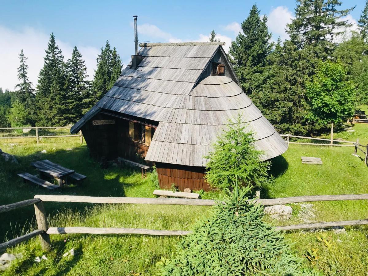 Chalet Gasparjeva Velika Planina 卡姆尼克 外观 照片